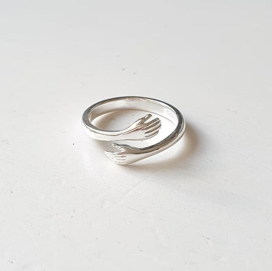 925 Sterling Silver Hug Ring❤️