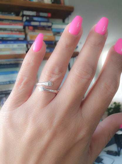 925 Sterling Silver Hug Ring❤️